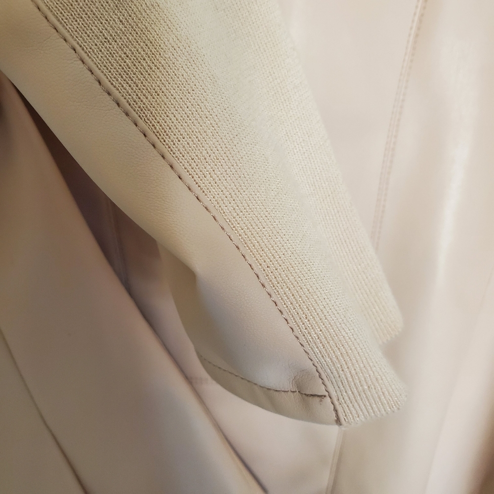 Bagatelle Drape Faux Leather & Faux Suede Jacket - Picture 4 of 10